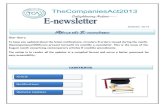 AUGUST, 2019 About the E-newsletter · compromise or arrangement including amalgamation or reconstruction. Under the Income Tax Act, 1961 ... 4. the effect of the compromise or arrangement
