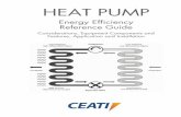 Energy Efficiency Reference Guide Pump - Energy Efficiency... · 2010. 4. 21. · pumps, training programs, frequently asked questions with answers and a directory of heat pump manufacturers