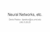 Neural Networks, etc. - cis.uni-muenchen.defraser/mt_2020/09... · Interannotator Agreement Think about biases: Label: you only learn what’s in the training data Language: skewed