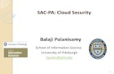 SAC-PA: Cloud Security · [BCN11, PLZ13] Partial Homomorphic Encryption. Homomorphic Encryption Schemes: Performance Scheme Space for1 integer (bits) Time for 1 operation Cosmic time