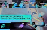 Learning from COVID-19: Security and Continuity Planning...Security and Business Continuity During Coronavirus | WatchGuard® Technologies, Inc. 5 Off-Network Newbies COVID-19 is driving