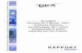 New RAPPORT - BEA · 2006. 10. 19. · F-GFKI - 7 février 1991 - 2 - AVERTISSEMENT Ce rapport exprime les conclusions du BEA sur les circonstances et les causes de cet accident.