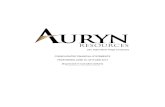 (An exploration stage company) CONSOLIDATED ......2015/06/30  · Auryn Resources Inc. Consolidated Statements of Financial Position (Expressed in Canadian dollars) At June 30 At June