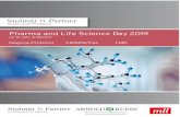 Pharma and Life Science Day 2019 - stolmar-ip.com€¦ · Pharma and Life Science Day 2019 Stolmár & Partner, ARNOLD RUESS and Meyerlustenberger Lachenal are pleased to invite you