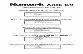 AXIS 8-9 Quick Start V3€¦ · AXIS 8/9 PROFESSIONAL CD PLAYER Quick Start Owner’s Manual Manual Rápido Del Comienzo (ESPANOL) Kurzanleitung (DEUTSCH) Manuel d’utilisation du