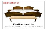 New Ballycastle - McAfee Auctions January 2020.pdf · 2020. 1. 23. · Ballycastle Auctions Thursday 30th January @ 6.30pm An interesting and varied sale of antique and modern furnishings,