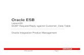 Oracle ESB€¦ · ESB Lesson05 Page 23 Test With EM Check CustomerQuery_RS … Click “Test Service” Click “Web Services” ESB Lesson05 Page 24 Test With EM Click “Test Web
