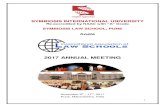 2017 ANNUAL MEETING - Symbiosis Law Schoolials.symlaw.ac.in/pdf/Agenda-Annual-Meeting.pdf · 2017. 11. 4. · Symbiosis Law School, Pune, Multipurpose Hall, 1st Floor 11:00 – 11:15