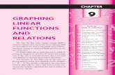 Chapter 9 Graphing Linear Functions and Relations · 9-7 Graphing Linear Functions Using Their Slopes 9-8 Graphing Direct Variation ... In the coordinate plane, the domain is a subset