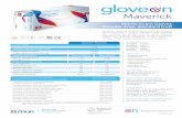 Maverick - Mun Global · PDF file GloveOn® Maverick is the all-round nitrile glove which has proven itself in medical, laboratory and industrial use. Tested for tensile strength and