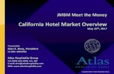 California Hotel Market Overview€¦ · California Hotel Market Overview May 10th, 2017 Presented by . Alan X. Reay, President . CA BRE: 00959901 . Atlas Hospitality Group Tel. (949)