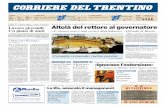 [TRENTO - 1] TRENTINO AA FC/TRENTO/01 22/01/11 … · L’editoriale di Simone Casalini (Corriere del Trentino di ieri) riguardo le sorti dell’ateneo non può lasciarci