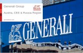 Generali Group€¦ · insurance group with a market share of 14.7% Hungary 1,350 sales agents and over 1 000 000 clients Generali was ranked by Association of Hungarian Insurance