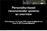 Personality-based recommender systems: an overviewalmanaquesdacomputacao.com.br/gutanunes/publications/RECSYS201… · This presentation is being supported by École Polytechnique