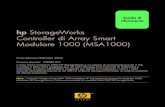 hp StorageWorks Controller di Array Smart Modulare 1000 …h10032. · Guida di riferimento hp StorageWorks Controller di Array Smart Modulare 1000 (MSA1000) Prima Edizione (Settembre