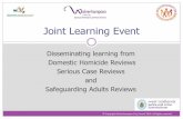 Joint Learning Event - Wolverhampton Safeguarding · 2020. 6. 11. · April to September 2015 ... Substance misuse ... Depression and anxiety, psychotic illnesses such as bipolar