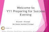 Welcome to Y11 Preparing for Success Evening · 2020. 2. 10. · Y11 Preparing for Success Evening ... Give advice on key revision techniques students can use to support with revision.