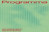 Programma - Amsterdam Sinfonietta€¦ · 18 19 bestel via sinfonietta.nl tot 1 oktober met korting. Amsterdam Sinfonietta Solisten Candida Thompson viool Jacobien Rozemond viool