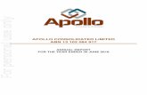 For personal use only - ASX · FOR THE YEAR ENDED 30 JUNE 2018 For personal use only. APOLLO CONSOLIDATED LIMITED ABN 13 102 084 917 Contents ... experience in the gold, ... London.