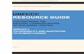 UNFCCC RESOURCE GUIDE - SNIEG€¦ · UNFCCC RESOURCE GUIDE MODULE 2: VULNERABILITY AND ADAPTATION I. INTRODUCTION 1 1.1 About the module 1 1.2 Key sources of related information