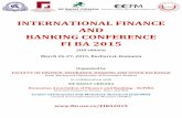 INTERNATIONAL FINANCE AND BANKING CONFERENCE FI … Program FI BA 2015.pdfRomania Emilia-Anuța COROVEI, PhD. Student – “Babes – Bolyai” University, Cluj-Napoca, Romania 2.