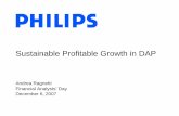 Sustainable Profitable Growth in DAPimages.philips.com/is/content/PhilipsConsumer/Campaigns/CA2015… · 21/10/2015  · Snapshot: DAP portfolio 2007. Domestic Appliances. Health