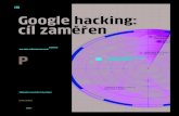 PRAXE VYHLEDÁVÁNÍ Google hacking: cíl zaměřen · i Google hacking stal na určitou dobu módní záležitostí. Tisíce nadšených teenagerů rozpalovaly servery Googlu do
