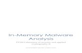 In-Memory Malware Analysisvalor/pv204/files/in-memory-analysis-text.pdf · In-Memory Malware Analysis In-Memory Malware Analysis PV204 Laboratory of security and applied cryptography