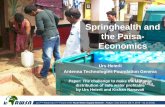 Springhealth and the Paisa- Economics - WordPress.com · 2016. 2. 12.  · Le 7ème Forum du // 7th Forum of the Rural Water Supply Network : Abidjan, Côte d’Ivoire (29.11.2016