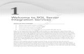 Welcome to SQL Server Integration Services · The SQL Server Data Tools (SSDT) was previously called Business Intelligence Development Studio (BIDS) in SQL Server 2008, and it is