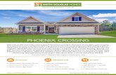 PHOENIX CROSSING...The Vinings features beautiful curb appeal and a welcoming covered front entry. Inside, you’ll find a large dining Inside, you’ll find a large dining area and