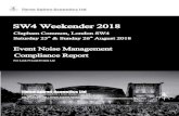 SW4 Weekender 2018 2018 N… · 26/08/2018 Monitoring Results 12 . SW4 2018 – Noise Management Compliance Report SW4 2018 Noise Management Compliance Report CH/NMCR/2018/39 03/09/2018
