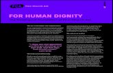 FOR HUMAN DIGNITY - Kirkon Ulkomaanapu · FOR HUMAN DIGNITY The theological foundation of Finn Church Aid We are a Christian aid organization As an organization of the Evangelical