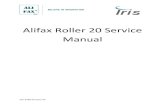 Alifax Roller 20 Service Manual · ESR_TM_SIR20-XX_ROLLER20-SW3_2-10_EN Roller PN Service Manual Page 4 . INSTRUMENT PLASTIC COVER REMOVING . To remove instrument’s plastic cover