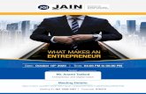 What Makes an Entrepreneur · PDF file Title: What Makes an Entrepreneur Author: Jain University Subject: What Makes an Entrepreneur Keywords: What Makes an Entrepreneur Created Date:
