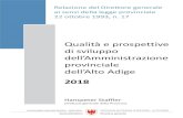 Qualità e prospettive di sviluppo dell’Amministrazione provinciale … · 2020. 10. 6. · Brigitte Delazer Walburga Gamper ... 3 Procedure, Piano della performance e catalogo