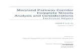 Maryland Parkway Corridor Complete Streets Analysis and … · 2020. 6. 1. · Maryland Parkway Corridor Complete Streets Analysis and Considerations Technical Report DRAFT (v2.2)