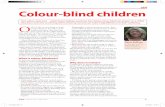Colour-blind children · all marked with their actual colour name. ‘His school has gone out of its way to name all the coloured paints and pencils in the art and DT rooms, so now