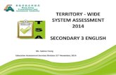 TERRITORY - WIDE SYSTEM ASSESSMENT 2014 SECONDARY … · Overview Background TSA Results 2012 - 2014 ... Presentation 8 3 minutes for preparation 2 minutes for assessment Group Interaction