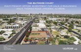 THE BILTMORE COURT€¦ · THE BILTMORE COURT MULTI-TENANT OFFICE INVESTMENT FOR SALE (3 BUILDINGS) ... and Banner University Medical Center. WORLDWIDE REAL ESTATE SERVICES. SALES