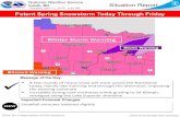 New Potent Spring Snowstorm Today Through Friday · 2019. 4. 11. · Storm Warning Blizzard Warning Potent Spring Snowstorm Today Through Friday Winter Storm Warning. National Weather