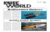Knife World Publications, PO Box 3395, Knoxville, TN 37927 Vol. … · 2016. 4. 27. · parachute had its begin-C 1100 perhaps. I , the activity we know as in 1797 F J G his. T for