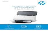 Fast scanning. Superb results. Legendary HP reliability ... · Superb paper-handling . Built-in software and a 50-page automatic document feeder (ADF) deliver smooth paper handling.