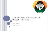 INVESTMENT & TRADING: Wheel of Fortune - Meetupfiles.meetup.com/1621769/Wheel of Fortune 7.15.15.pdf · WHEEL OF FORTUNE STRATEGY - Monthly income generation. - Annualized returns