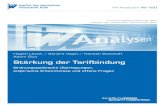 Stärkung der Tarifbindung€¦ · Stärkung der Tarifbindung Forschungsberichte aus dem Institut der deutschen Wirtschaft Köln IW-Analysen Nr. 120 Hagen Lesch / Sandra Vogel / Hannah