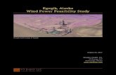Egegik, Alaska Wind Power Feasibility Study€¦ · Village of Egegik . Egegik is located on the south bank of the Egegik River on the Alaska Peninsula, 100 miles southeast of Dillingham