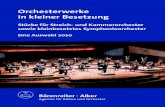 Orchesterwerke in kleiner Besetzung - Bärenreiter · Romanzen F-Dur op. 50 und G-Dur op. 40 für Violine und Orchester. Urtext (Jonathan Del Mar). BA 9026 Solo: V - 1,2,0,2 - 2,0,0,0