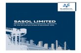 SASOL LIMITED - ShareData · Sasol Limited Reviewed interim financial results for the six months ended 31 December 2014 Sasol is an international integrated energy and chemicals company