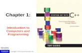 Chapter 1 - Troy Universityspectrum.troy.edu/msutton/courses/CS2255/cs2255Slides/Chapter0… · Computer – programmable machine designed to follow instructions Program – instructions