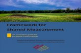 Framework for Shared Measurement · The Framework for Shared Measurement can jumpstart new conversations and inform existing dialogue about program evaluation. Data from the Shared